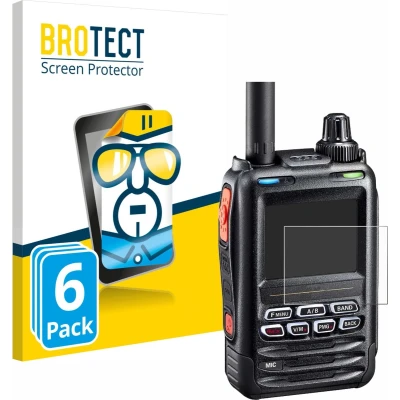 Afbeelding van BROTECT Screenprotector voor Yaesu FT 5DE/DR Folie Beschermfolie transparant (6 Stuks)