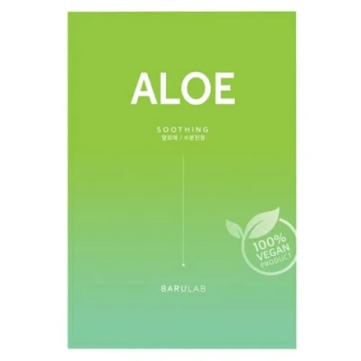 Afbeelding van Barulab The Clean Vegan Aloe Mask 11 g 1 stuk