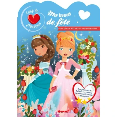 Image de Coup de coeur créations Mes tenues fête Avec plus 500 stickers repositionnables !