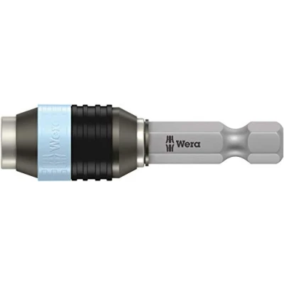 Afbeelding van Wera 05071100001 3888/4/1 Rapidaptor K universele bithouder, roestvrij staal, 1/4 inch x 50 mm, zwart/ijsblauw