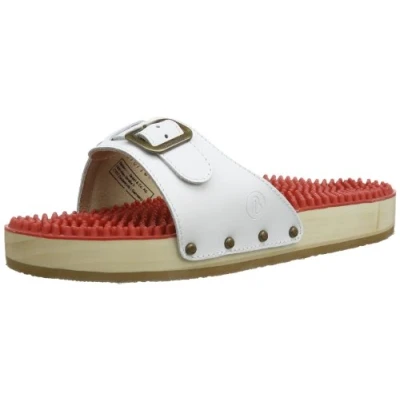 Afbeelding van Berkemann Sandalen met noppen, uniseks, wit 100
