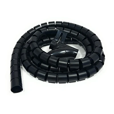 Afbeelding van Bambelaa! Kabelmantel, zachte kunststof, lengte 1,5 m, diameter 20 mm, zwart