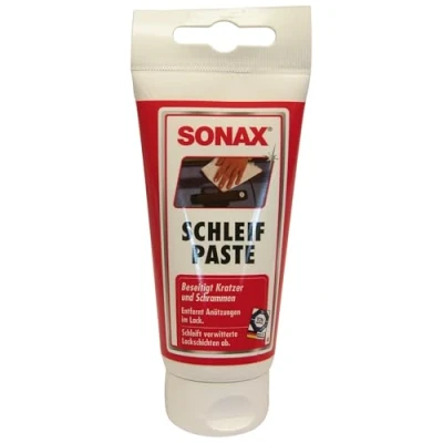 Afbeelding van SONAX Schuurpasta (75 ml) verwijdert krassen en schrammen schuurt weerbestendige laklagen. Artikelnummer: 03201000