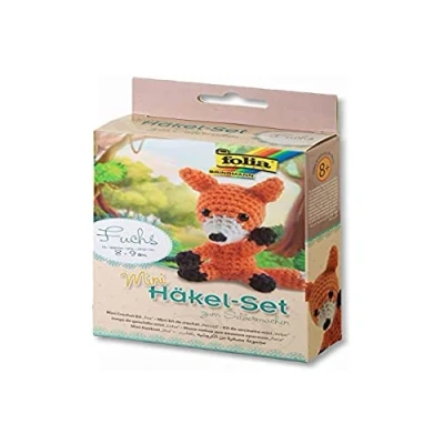 Afbeelding van Folia Mini Haakset Vos Knutselset