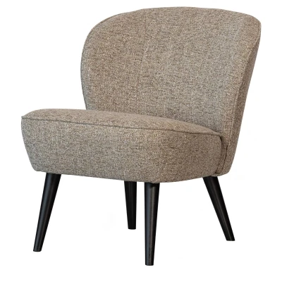 Afbeelding van Sara fauteuil geweven stof naturel melange