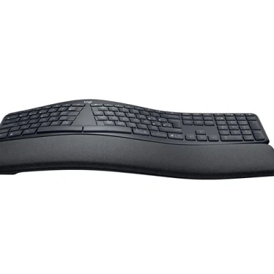 Image de Logitech ERGO K860 Split Keyboard for Business Clavier sans fil Bluetooth LE QWERTY Espagnol Europe graphite