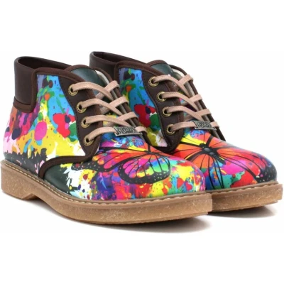 Afbeelding van GOBY Butterfly Enkellaarsjes Damesboots Laarzen Hoge kwaliteit Handmade Maat 40