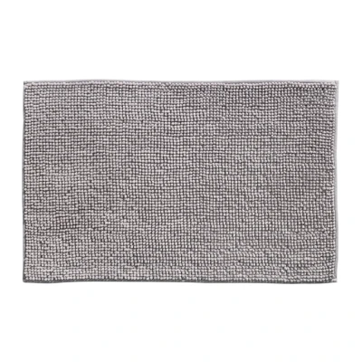 Afbeelding van Indiana Fluffy Soft Effen Badmat Touch Grijs Rechthoek Polyester 50x80 cm