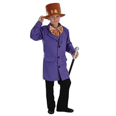 Afbeelding van Fun Shack chocoladekostuum voor kinderen, filmkarakterkostuum bioscoopkostuum carnaval, maat XL