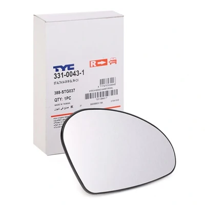 Afbeelding van TYC 331 0043 1 Spiegelglas rechts