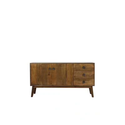 Afbeelding van Espita kast 152x40x80 hout olie bruin