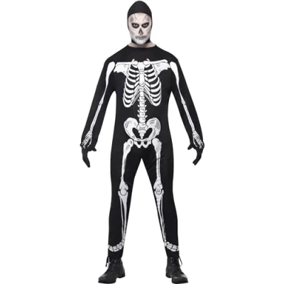 Afbeelding van Skeleton Jumpsuit Costume