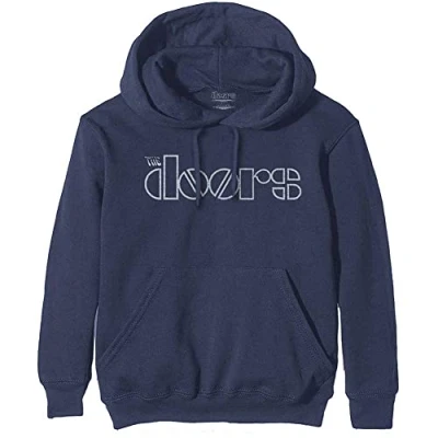 Afbeelding van The Doors Logo Hoodie/trui L Blauw