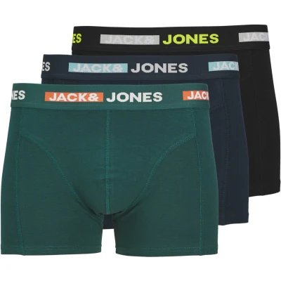Afbeelding van Jack &amp; Jones Jacscott Solid 3 PACK SN Onderbroeken, Heren, Maat: XL, Mehrfarbig