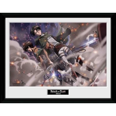 Afbeelding van ATTACK ON TITAN Collector Print 30X40 Smoke Blast