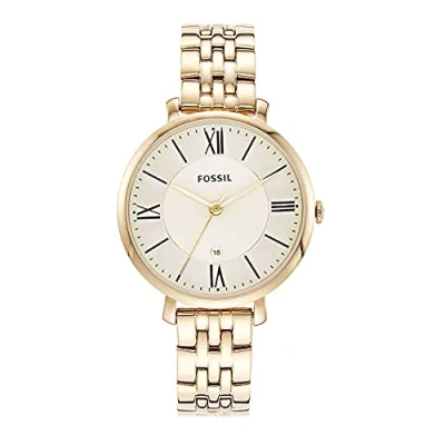Afbeelding van Fossil Jacqueline Horloge goldcoloured, Dames, Maat: One Size, Gold coloured