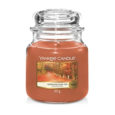Afbeelding van Yankee Candle Large Jar Geurkaars Woodland Road Trip