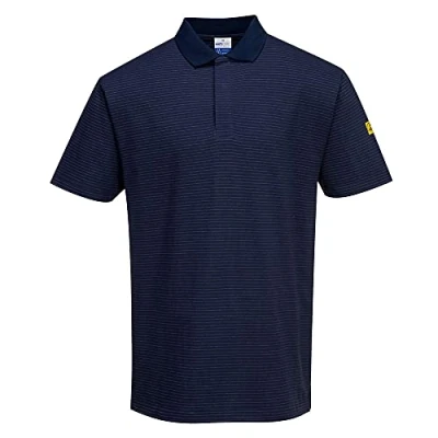 Afbeelding van Portwest Anitstatisch ESD Poloshirt Marine L