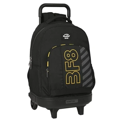 Afbeelding van Schoolrugzak met Wielen BlackFit8 Zone Zwart 33 X 45 22 cm