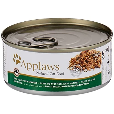 Afbeelding van Applaws Kattenvoer Blik Tonijn &amp; Zeewier 156 gr. gram