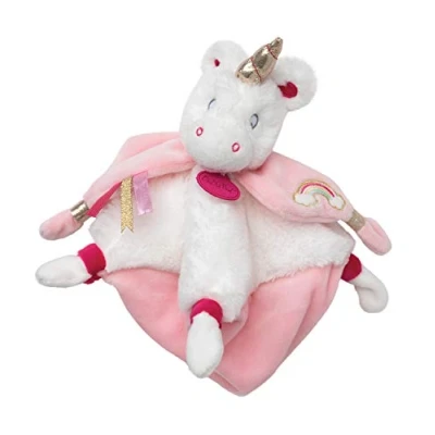 Image de Doudou Baby Nat Licorne Rose