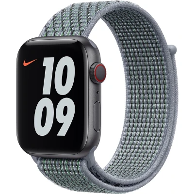 Afbeelding van Apple origineel Nike Sport Loop Watch 42mm / 44mm 45mm 49mm Obsidian Mist MGQL3ZM/A
