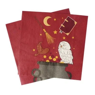 Afbeelding van ScrapCooking 20 servetten tovenaar, 33 x cm, verjaardagsdecoratie