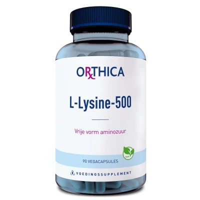 Afbeelding van Orthica L Lysine 500 Capsules