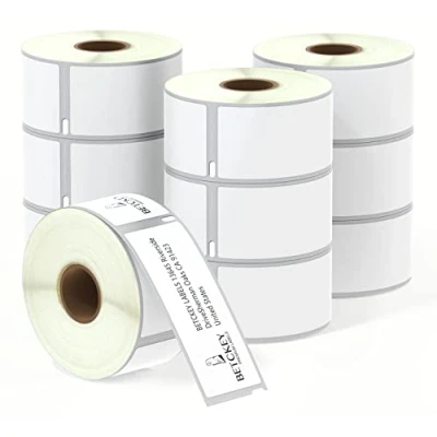 Afbeelding van BETCKEY 10 rollen 99012 zelfklevende etiketten compatibel met DYMO S0722400, 36 mm x 89 mm, 2600 grote adreslabels voor LabelWriter 450 en 4XL
