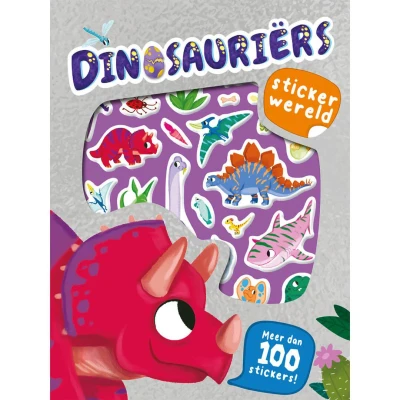 Afbeelding van Uitgeverij rebo stickerboek dinosauriërs stickerwereld