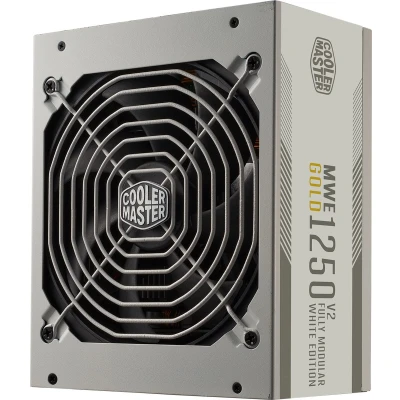 Afbeelding van Cooler Master MPE C501 AFCAG 3GEU MWE Gold V2 White, ATX3.0, 1250W, 90%, 140mm, 3x PCIe 6+2, 12x SAT