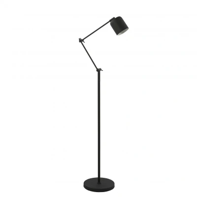Afbeelding van Light &amp; Living Vloerlamp Rijeka 150cm Mat Zwart