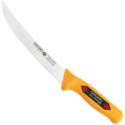 Afbeelding van Eikaso Solingen Vleesmes 18 cm Semi Flexibel Lemmet Geel Handvat