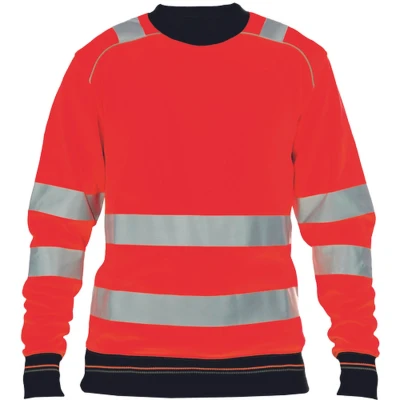 Afbeelding van Cerva KNOXFIELD high vis sweatshirt 03060072 HV Rood XXL