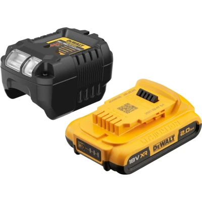 Afbeelding van DeWalt DCB 183 accupack 18 V 2,0 Ah / 2000 mAh XR Li Ion accu met laadniveau indicator