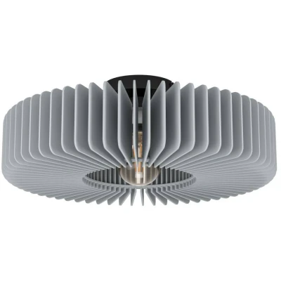 Afbeelding van EGLO Palombaia Plafondlamp E27 Ø 50 cm GrijsZwart HoutStaal