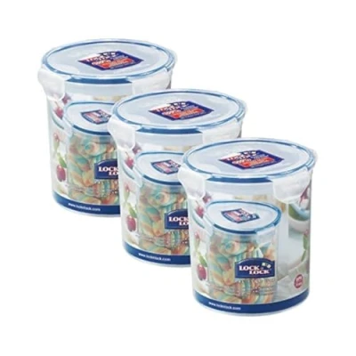 Afbeelding van LOCK &amp; HPL933B vershouddozen, rond, 1,4 liter, 3 stuks