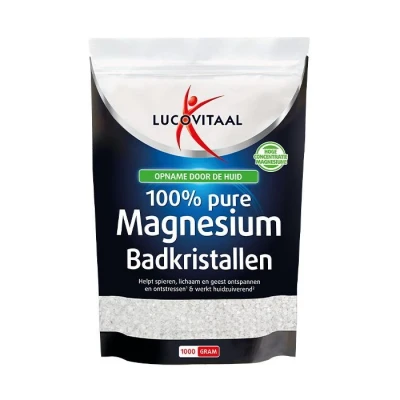 Afbeelding van Lucovitaal 100% Pure Magnesium Badkristallen 1kg