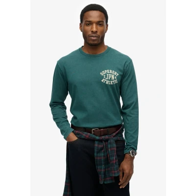 Afbeelding van Superdry Longsleeve, Heren, Maat: XXL, Dark pine green