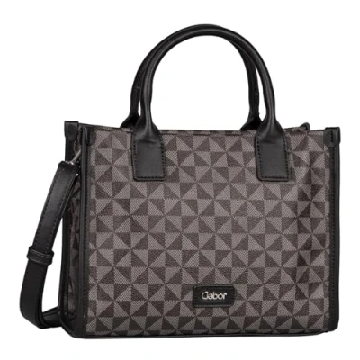 Afbeelding van Gabor Handtas Schoudertas Barina Zip Tote Bag Mixed Black Zwart