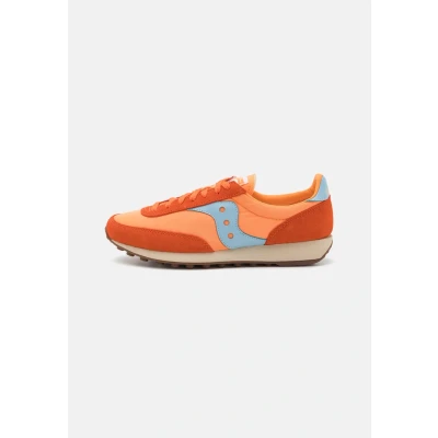 Afbeelding van Saucony Trainer 80 Unisex Sneakers laag, Maat: 40, Orange/sky Leer en textiel