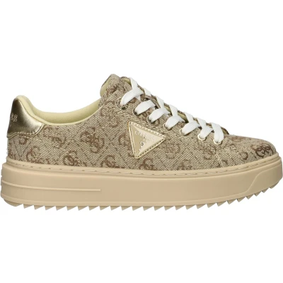 Afbeelding van Guess Desena dames sneaker Beige multi Maat 36