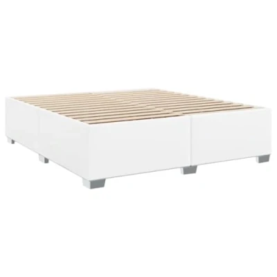 Afbeelding van vidaXL Bedframe kunstleer wit 180x200 cm