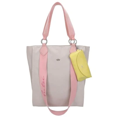 Afbeelding van Fritzi aus Preußen Schoudertas Handtas Canvas Izzy02 Tote Sand Beige