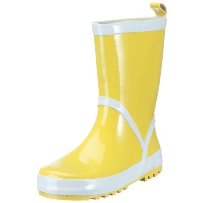 Afbeelding van Playshoes Regenbasic, laarzen van natuurlijk rubber, uniseks, kinderen, Geel 12