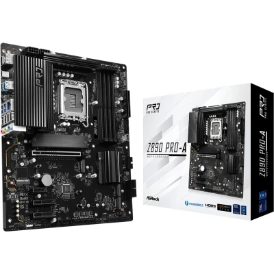 Afbeelding van ASRock Z890 PRO A Moederbord ATX Socket 1851 Intel DDR5 Realtek ALC897 Ethernet 2.5Gbps
