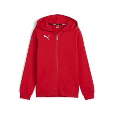 Afbeelding van PUMA kinderteamGOAL Casuals hoodedjack Jr jack met capuchon 658596 01 rood