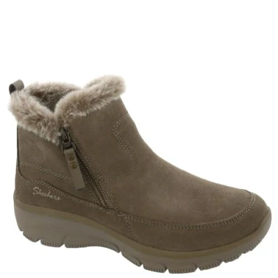 Afbeelding van Skechers Snowboots, Dames, Maat: 41, Taupe Leer en textiel