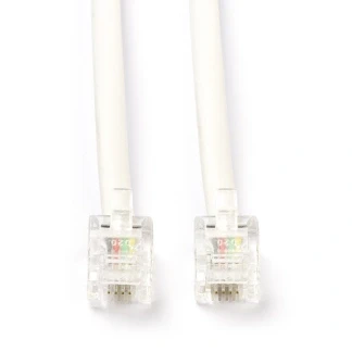 Afbeelding van 2 m Telefoonkabel RJ11