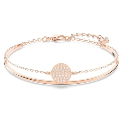 Afbeelding van Swarovski Ginger Bangle Armband Rose goldcoloured, Dames, Maat: One Size, gold coloured